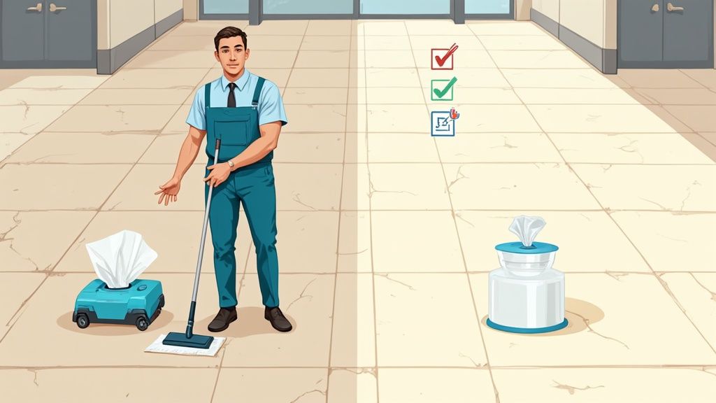 Beyond the Mop: A Guide to Commercial Floor Cleaning, Maintenance, and Hygiene
