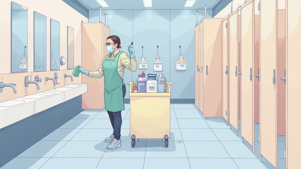 A Guide to Cleaning Public Bathrooms: Tips for Facilities & Sales Teams