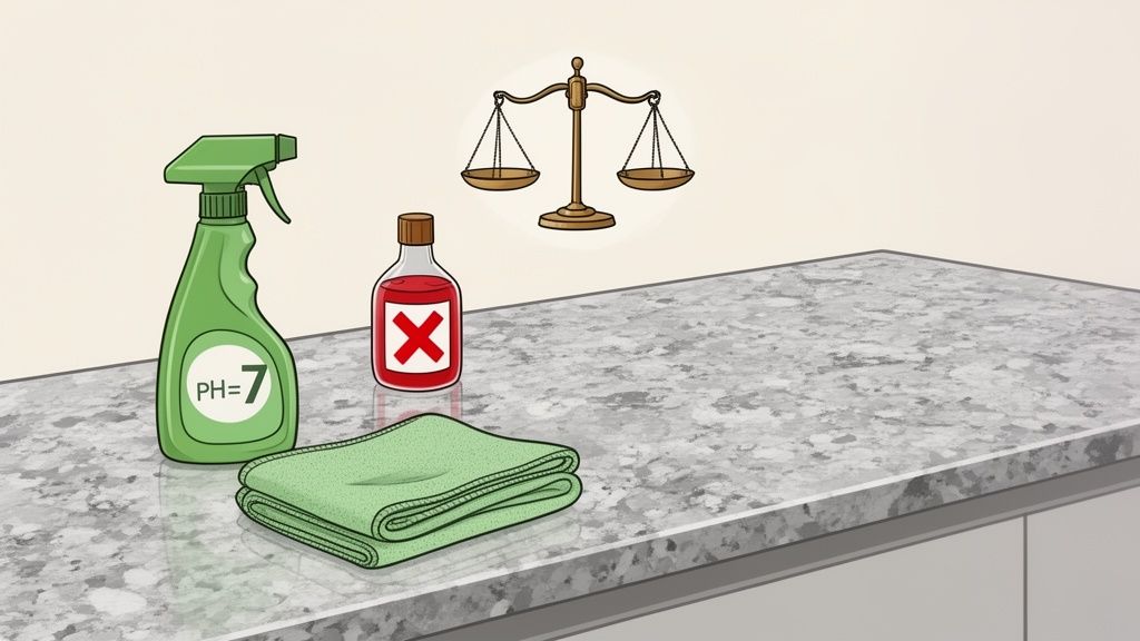 A Practical Guide to Safe Cleaners for Granite