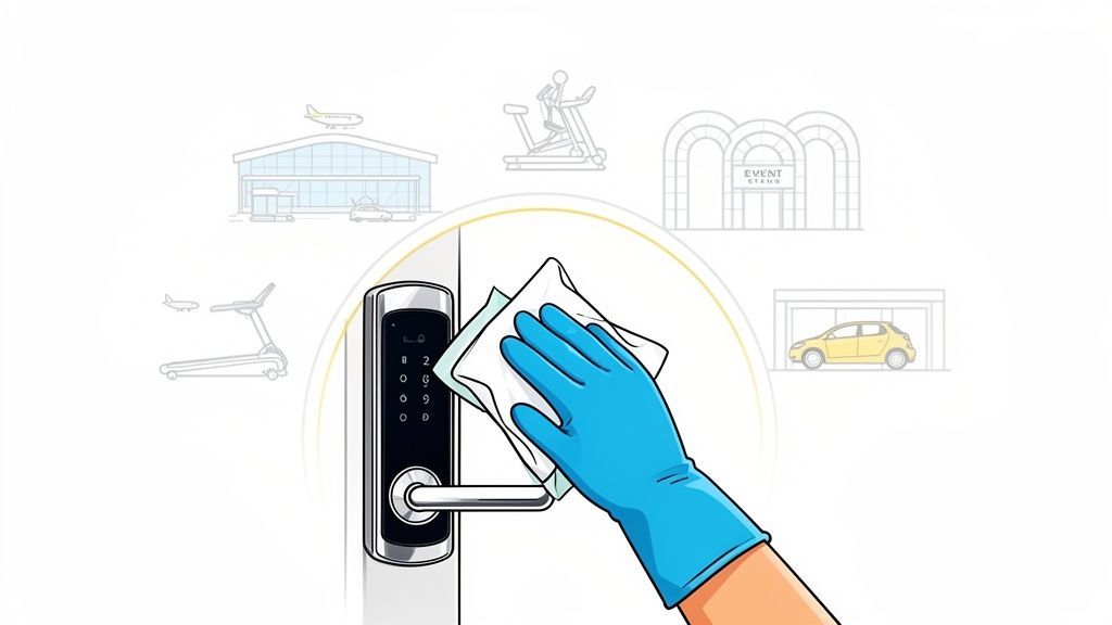 Disinfecting High Touch Surfaces: A Guide for Safer Commercial Facilities