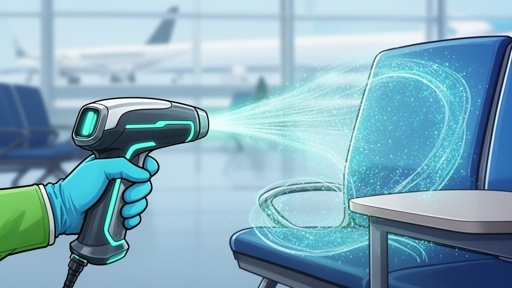 Electrostatic Cleaning Sprayer: 360° Disinfection for Large Facilities