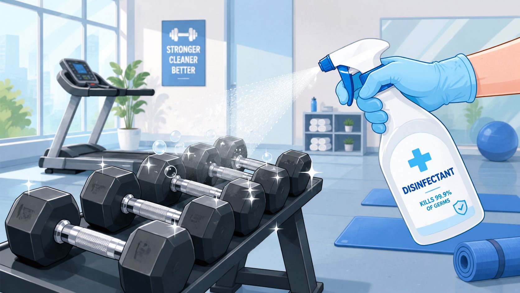 Gym Equipment Disinfectant Spray Your Complete Guide